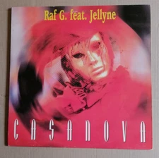Raf G.Featuring Jellyne: Casanova 12 " Maxi 33T Francia 1995 Dance Pool Vinile