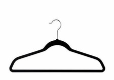 Flocked Non-Slip Space Saving Hangers - 50 Pack