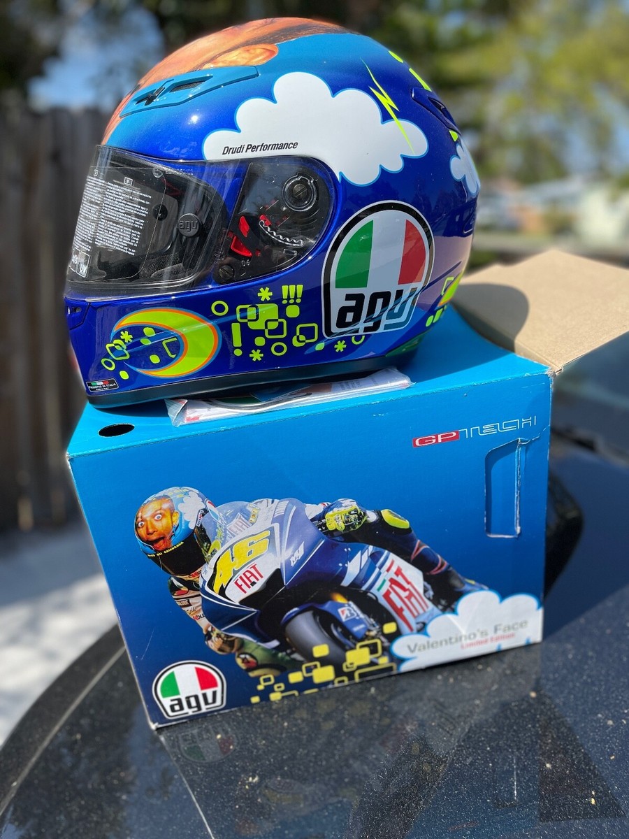 AGV GP TECH VALENTINO Rossi FACE rare helmet | eBay