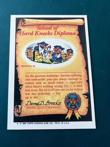 Garbage Pail Kids Series 2 1985 completa tu conjunto GPK 2a U Elige OS2 brillante *PC* - Imagen 54 de 194