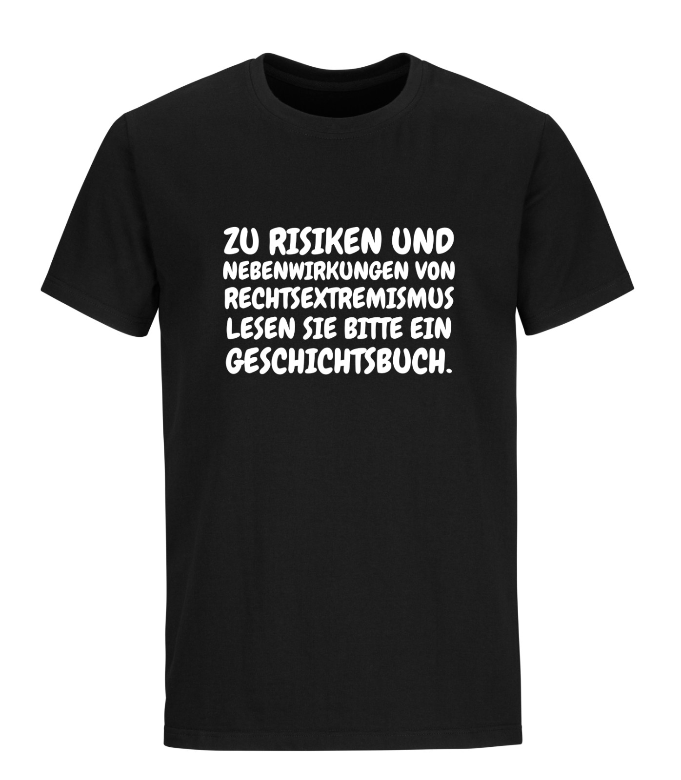 Sprüche T-Shirt gegen Nazis, gegen Rechts, Regenbogen, gegen Hass, NZS
