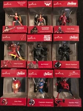Hallmark Christmas Ornaments - Various "Superhero" Characters (NIB) *You Pick*