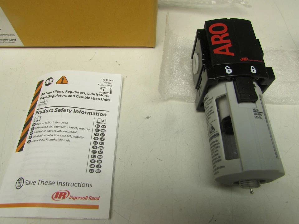 ARO F35121-400 ,PNEUMATIC FILTER , 150psi, 1/4in Npt, NEW IN BOX!! MAKE OFFER! - Image 3 of 4