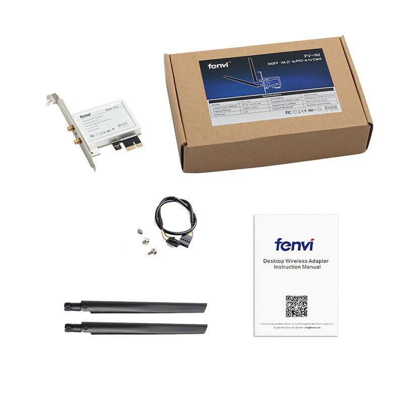 for Intel AX210 AX200 Wireless NGFF M.2 Wifi Card PCIe x1 WiFi