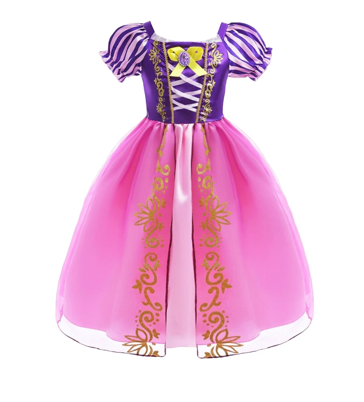 Rapunzel vestidos de Mezcla de Algodón para Niñas