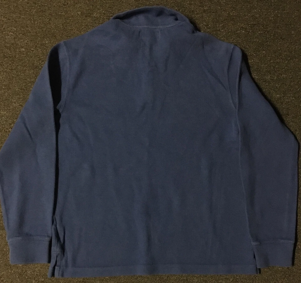 Vtg 90s Polo Ralph Lauren 1/4 ZIP Sweater M Sport Nautical Ski Sailing Flag USA - Image 3 of 4