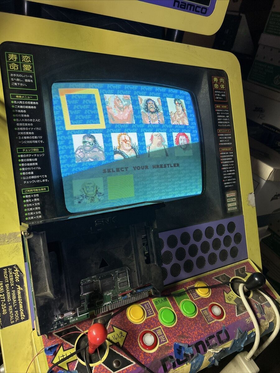 Original Main Event 4 Player Konami arcade board PCB C58 Original Main Event 4 Player Konami arcade board PCB C58