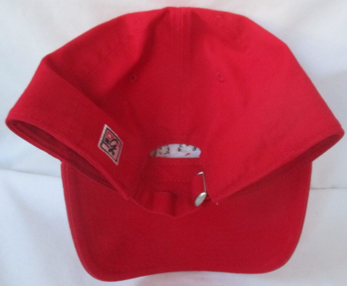 BRONX ZOO NEW YORK CITY THE GAME RED COTTON ADJUSTABLE CAP