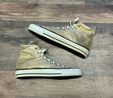 Converse Vintage Chuck Taylor metallic gold Made In USA Size 6.5
