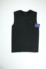 Mens Champion Black Sleeveless Muscle Jersey T Shirt NEW NWT