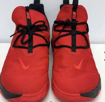 Nike Pro Sample Zoom Mens 15 Red and Black Basketball Rare Samples