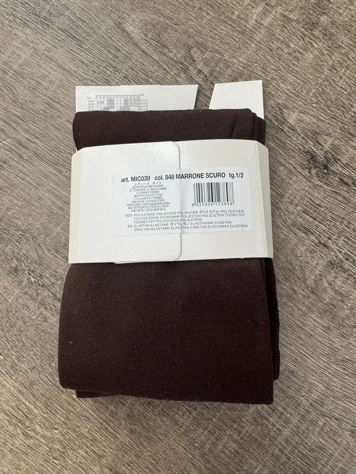 Medias térmicas CALZEDONIA S|M marrón TG 1/2 suaves y cómodas nuevas Foto 2 de 2