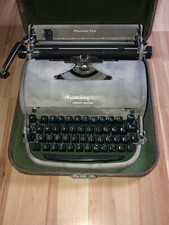 Vintage 1950s Remington Quiet-Riter Portable Typewriter with Hard Case. Used thumbnail