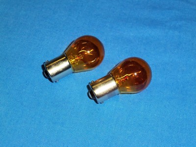 2 Stück Glühlampe 12V 21W BA15s Orange für Blinker Weiß Simson S50 S51 SR50 ETZ