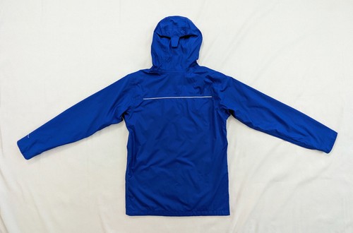 Columbia Omni-Tech Watertight Rain Wind Hooded Full Zip Blue Jacket Boys L 14/16 - Picture 2 of 11
