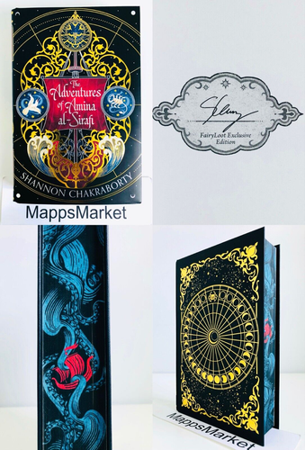 SIGNED The Adventures of Amina al-Sirafi by Shannon Chakraborty FAIRYLOOT HC - Bild 1 von 20