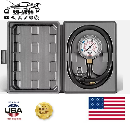 Natural or LP Gas Manifold Pressure Test Kit Natural Gas Meter 1/4" NPT 40" Hose