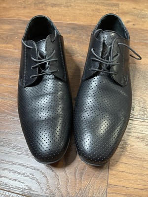 Men’s Versace Collection Italian Leather Lace-Up Derby dress Shoes Size 12 Versace Collection Men main image 2