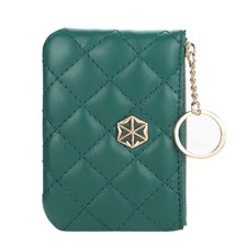 Women Small Wallet with Keychain Change Pouch Credit Card Holder Mini Purse Gift