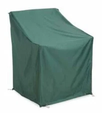 Plow & Hearth Outdoor Furniture All-Weather Cover for Armchair 27"x26"x35" Green