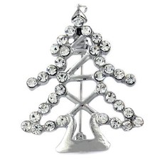 Christmas Tree Star Brooch Pin Women Fashion Jewelry  p804