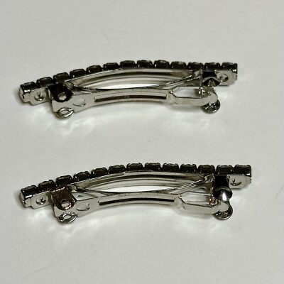 Silver Rhinestone Bridal Bride Wedding Day Hair Clip  display picture 1