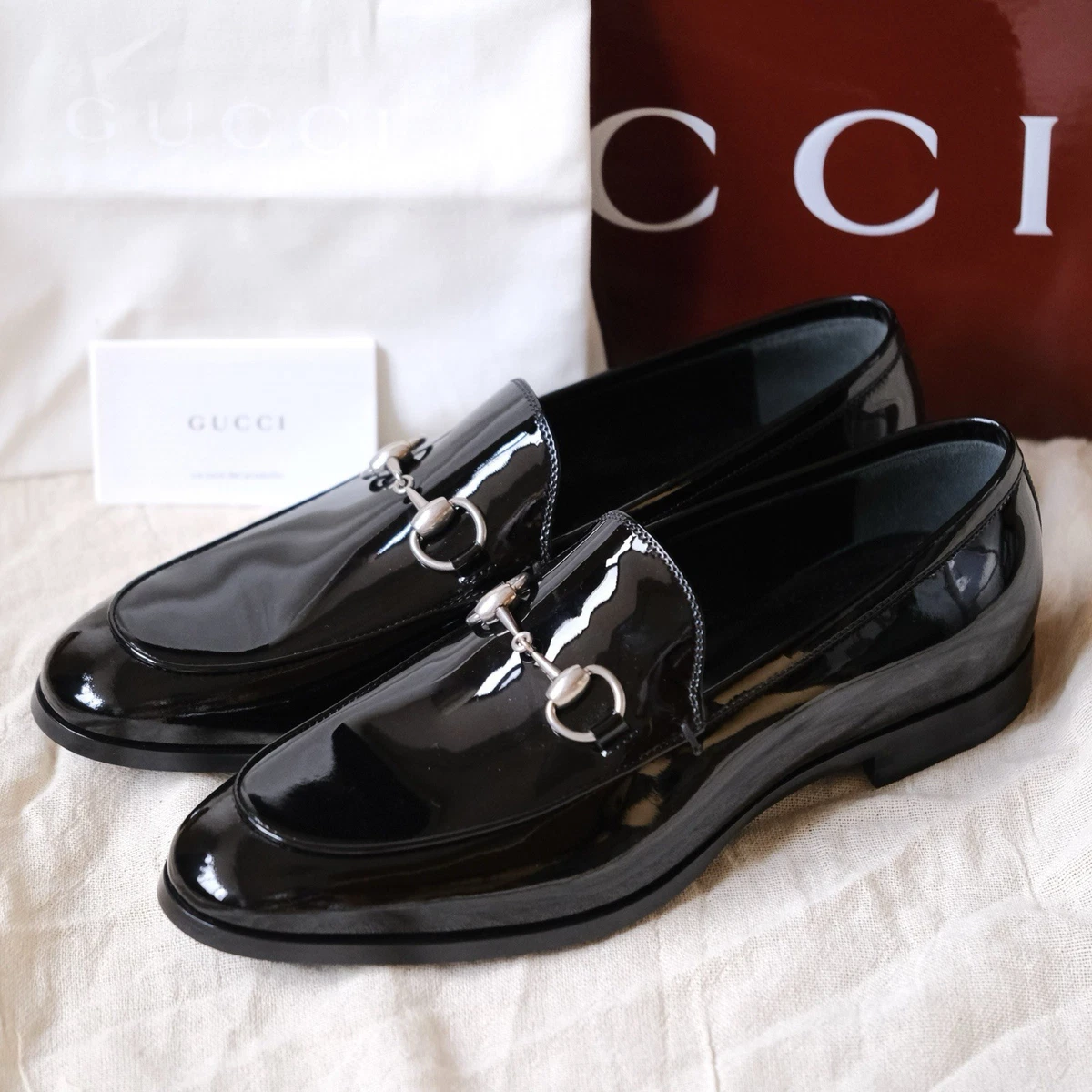 Gucci Patent Leather Solid Dress Shoes for Men for sale | eBay