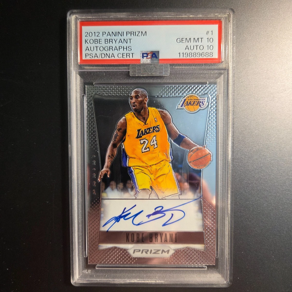 Kobe Bryant Basketball Trading Cards Autographed Sports 2012-13