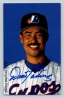 Dennis Martinez Authentic Autographed Signed Montreal Expos Team Issued Postcard