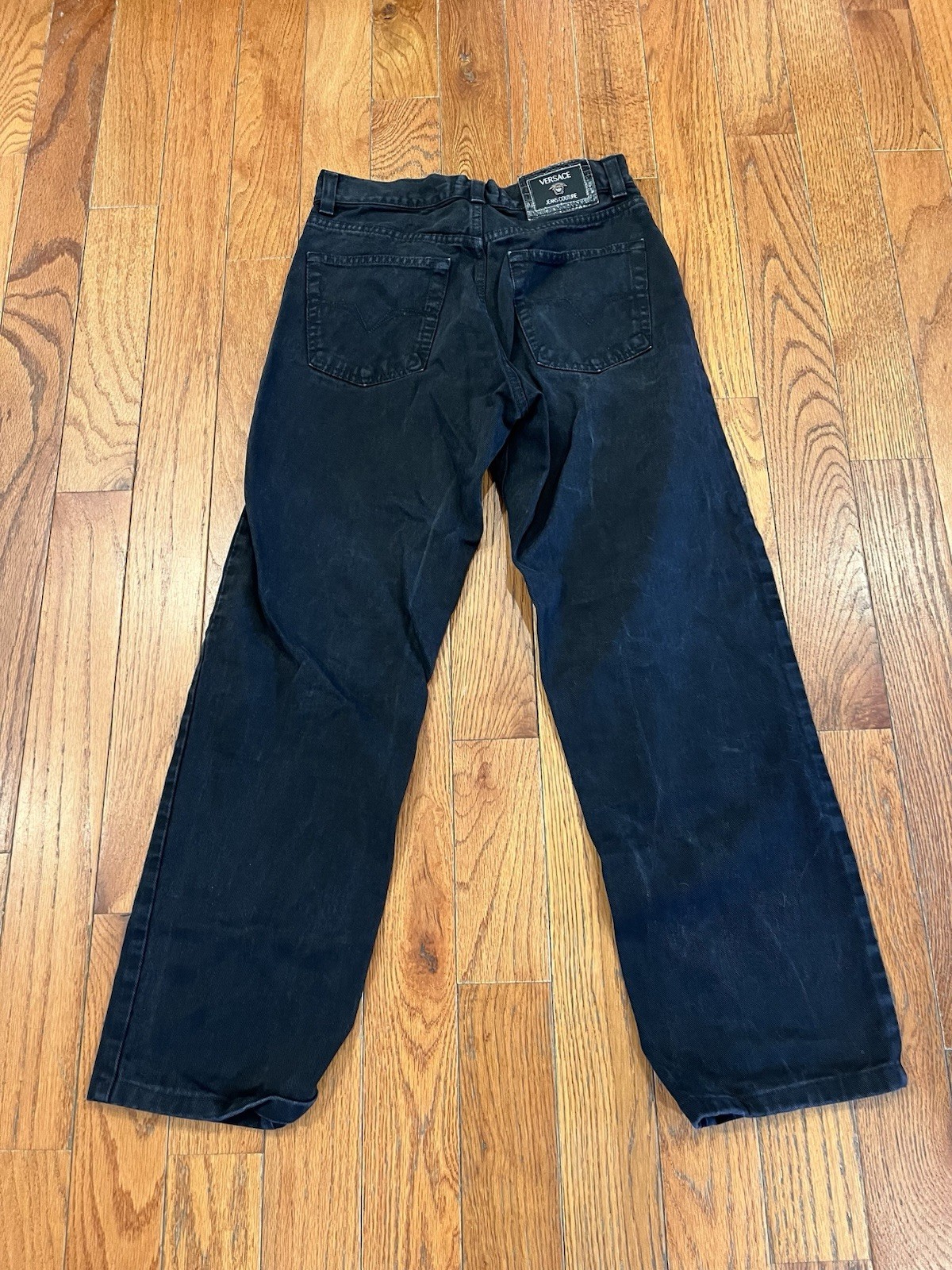 Versace Jeans Couture Ittierre Men Black Denim Made in Italy Size 28 thumbnail 12