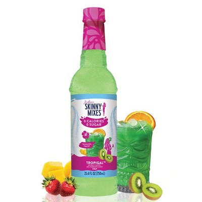 Sugar Free Syrup, Tropigal Flavor, 25.4 Fl Oz, Zero Calorie Drink Mix