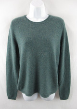 TAHARI Women's 100 Cashmere Crewneck Pullover Sweater Size M C202