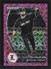 Michael Kirian 2021 Panini Prizm Draft Picks Pink Velocity Prizm #PDP173