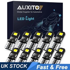 10Pcs For VW GOLF AUXITO 501 T10 LED Bulbs Car License Plate Lights High Power