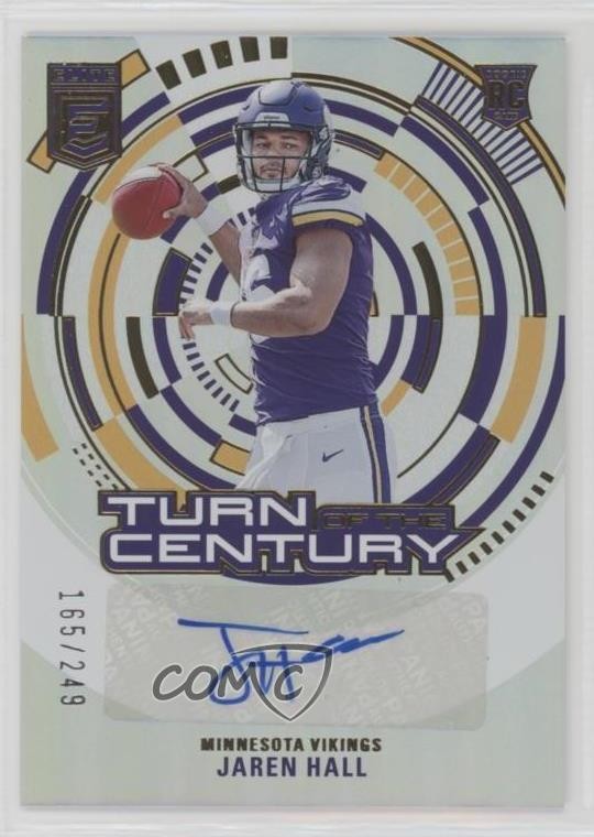 2023 Panini Donruss Elite Turn of the Century /249 Jaren Hall #TC-JHA Auto 10k8