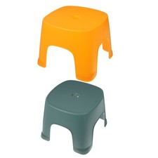  2 Pcs Plastic Toilet Stool Step Foot Stepping Household Footstool