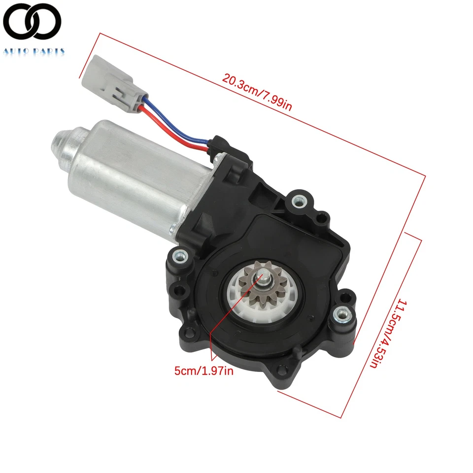 Motor de ventana eléctrica delantero derecho 2 pines para Ford Freestar Windstar Mercury Monterey Foto 2 de 4