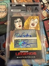 Tim Curry Susan Sarandon Signed 1/1 Sketch Horror legends Masterpieces Santia