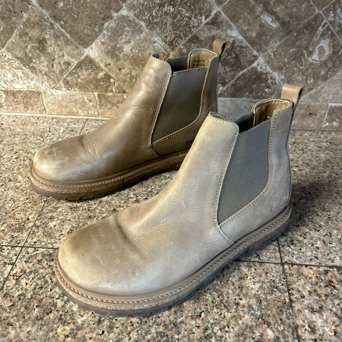 Birkenstock SINGLE LEFT Chelsea Boot 41‎ Gray Leather Water Repellent Amputee BIRKENSTOCK STALON CHELSEA LEATHER WATER REPELLENT BOOTS  main image 2
