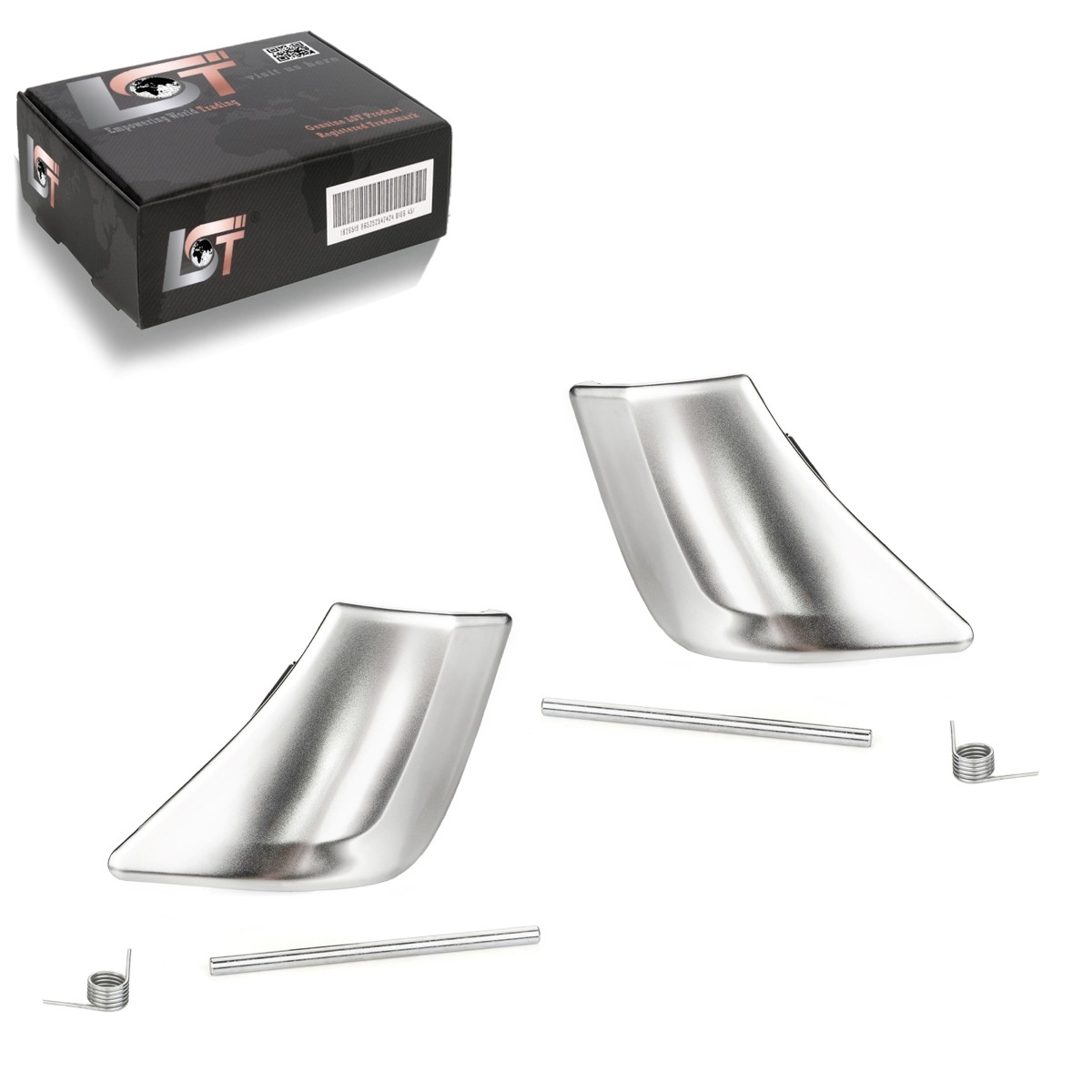 2x Seat Release Lever Set Matt Silver Front for Mercedes C207 A207 C204