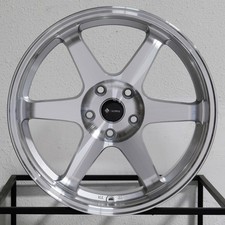 4-new 18 Vors Tr37 Wheels 18x8.518x9.5 5x110 3535 Silver Machined Rims 73.1