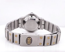 Authentic Cartier Santos Octagon 24mm Ladies Watch 18K Gold & Steel Automatic 6