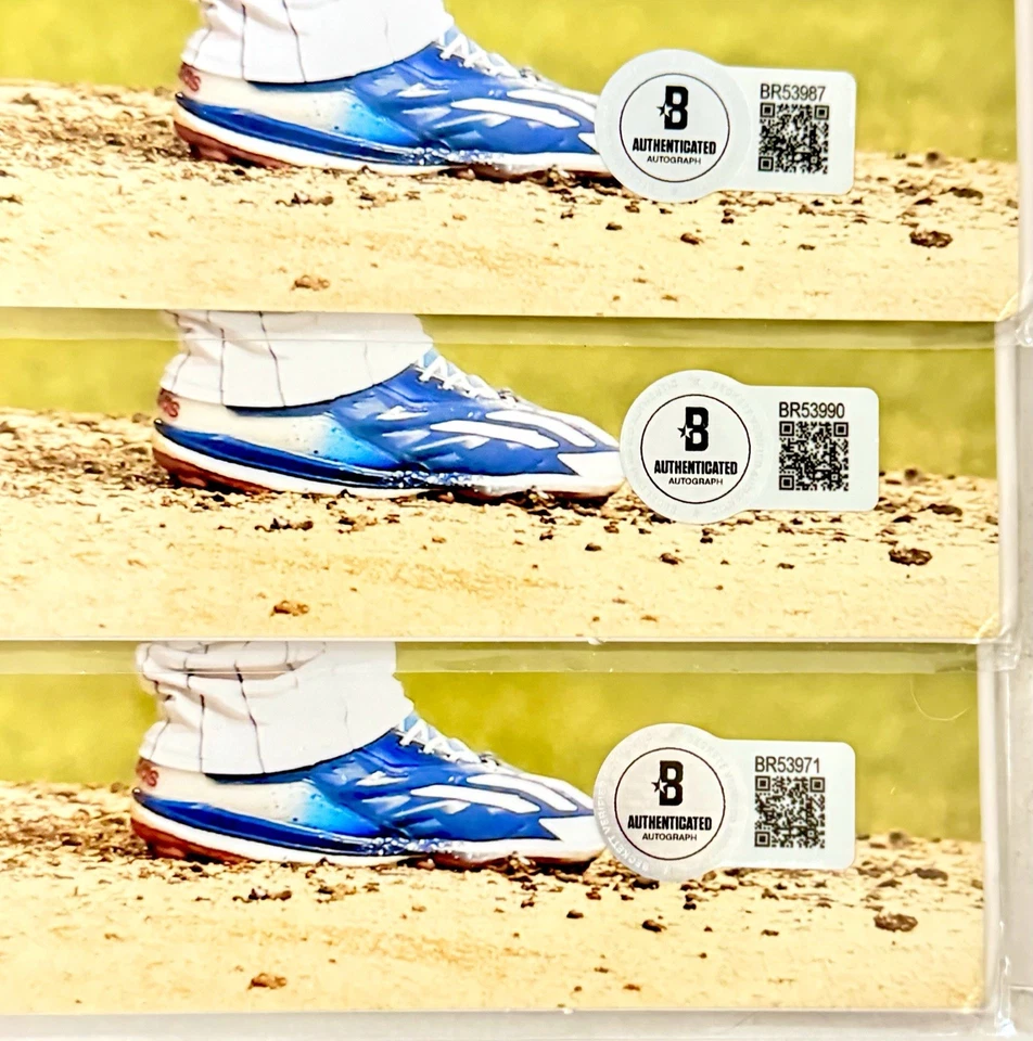 💥Aroldis Chapman💥 Chicago Cubs Signed 2016 World Series 11x14 Photo Autograph - Image 3 of 4