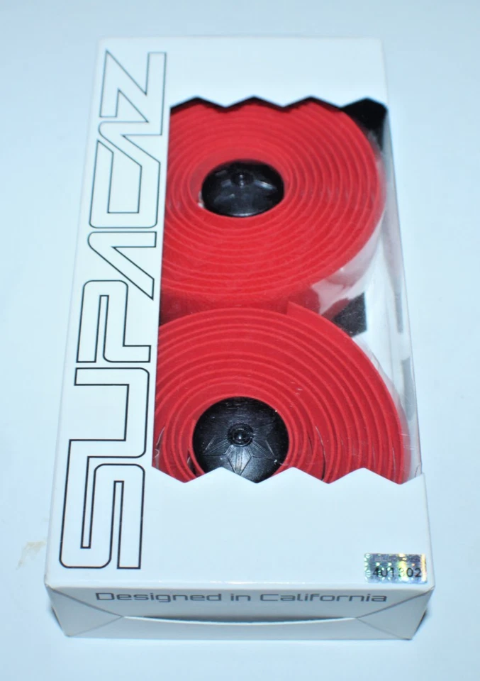 Supacaz Suave BT-163 Red Handlebar Bar Tape Bike Wrap Road Touring Free USA Ship - Image 2 of 4