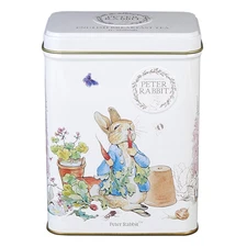 New English Teas Peter Rabbit Tea Tin with 40 English Breakfast Teabags, Beatrix
