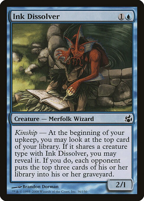 Ink Dissolver NonFoil Morningtide 36 NM MTG