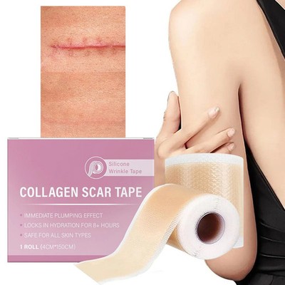 Collagen Scar Tape Scar Sheets Tape Roll For Sensitive Skin Face Wrinkles