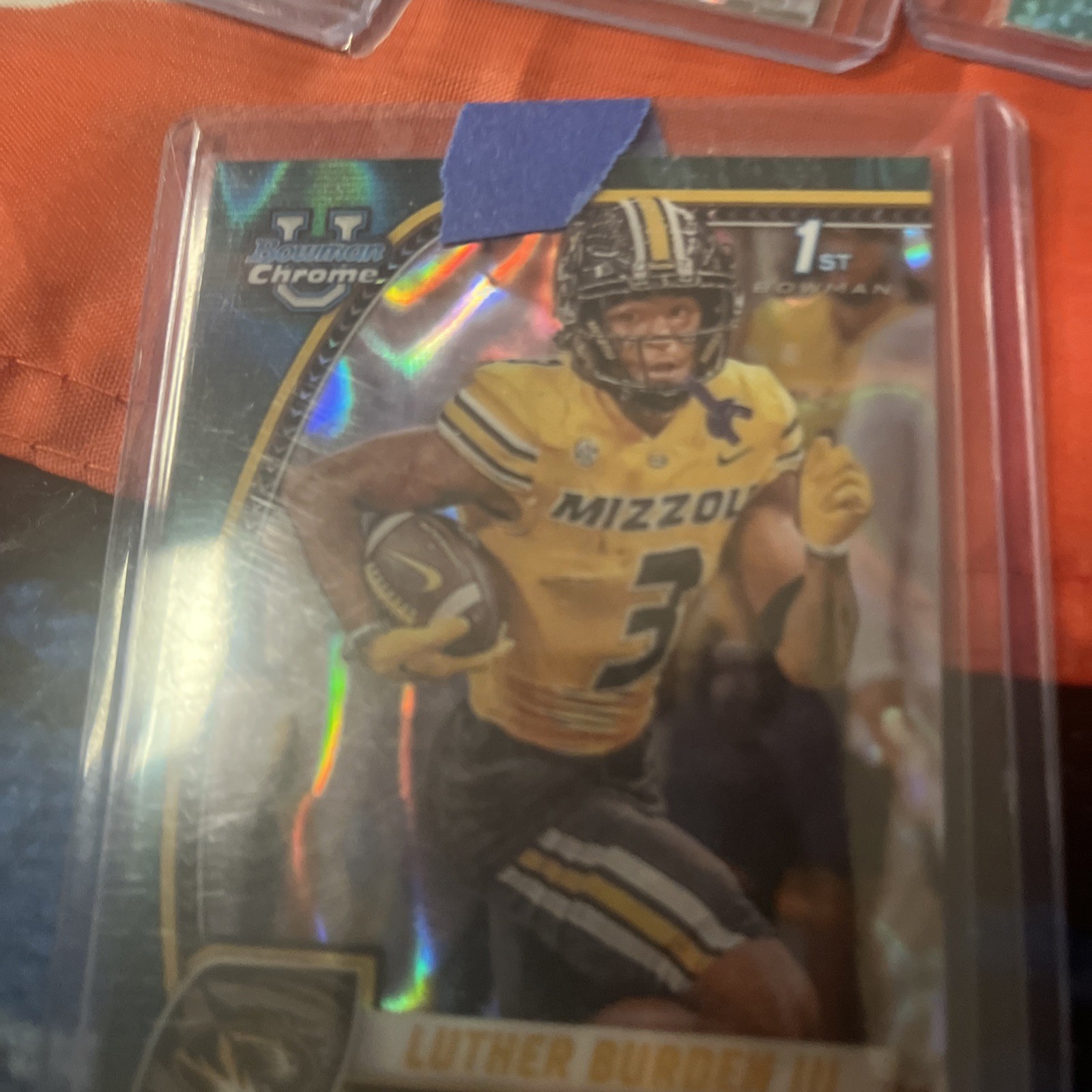 2024 Bowman University Chrome - Teal Lava Refractor #123 Luther Burden (RC)