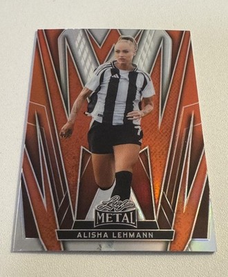 ALISHA LEHMANN 2024 Leaf Metal Women of Sport Prismatic Orange /15