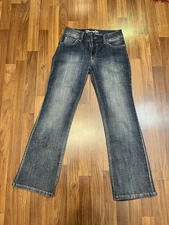 Wrangler Men’s Boot Cut Blue Jeans 28x29 Elastic Waistband